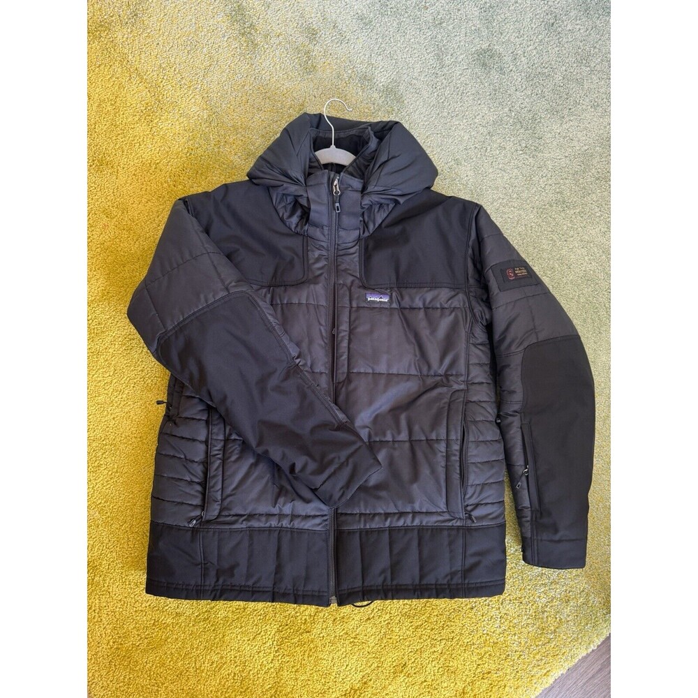 Vintage Patagonia Men’s Large Black Winter Insulated Rubicon Rider Jacket Coat - Picture 2 of 16